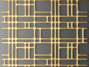 панельная решетчатая решетка 3D Модель