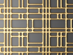 panel lattice grille Modello 3D