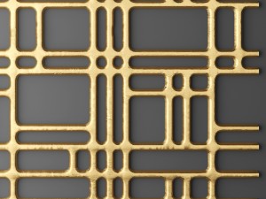 panel lattice grille Modello 3D