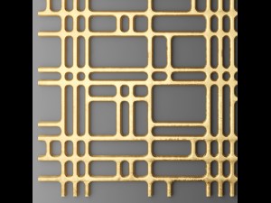 panel lattice grille Modello 3D