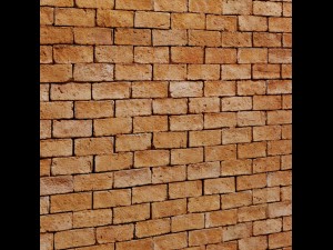 bricks wall 3D 모델