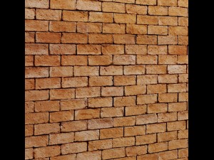 bricks wall 3D 모델