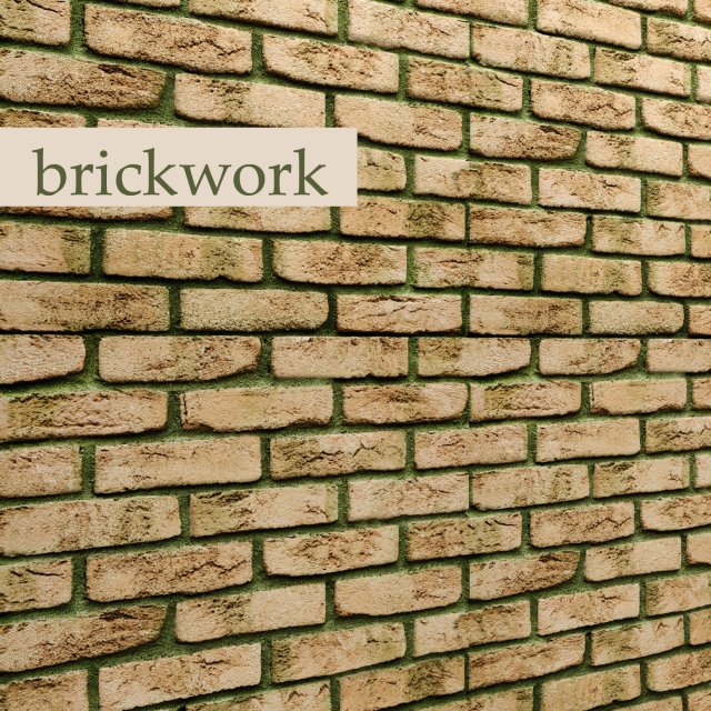 bricks wall 3Dモデル .c4d .max .obj .3ds .fbx .stl .blend