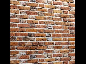 bricks wall 3d 3D Model