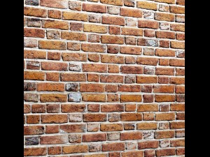 bricks wall 3d Modelo 3D
