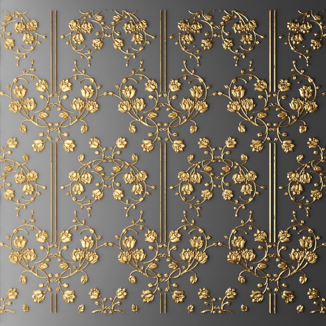 stucco decor 3D Модель .c4d .max .obj .3ds .fbx .stl .blend 