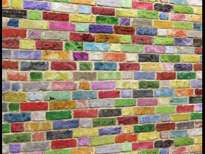 bricks wall 3d 3D Model