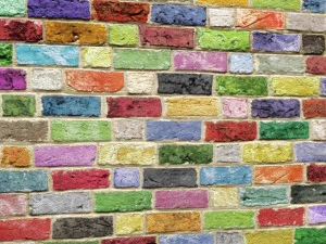 mur de briques 3d Modèle 3D