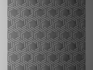 panel lattice grille 3D Model