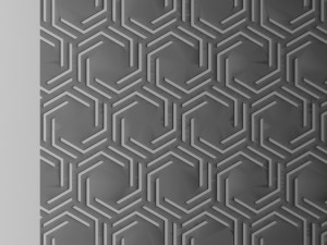 panel lattice grille 3D Model