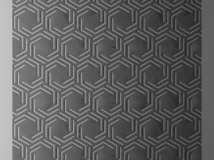 panel lattice grille 3D Model
