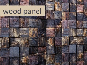 wood panel 3d 3D Модель