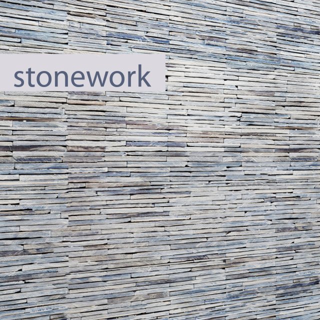stone slate 3D 模型 .c4d .max .obj .3ds .fbx .stl .blend 