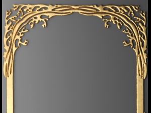 cartouches frame 3d Model 3D