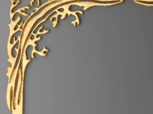 cartouches frame 3d 3D Model