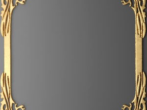 cartouches frame 3d Model 3D