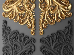 fretwork set 3d 3D-Modell