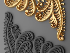 fretwork set 3d 3Dモデル