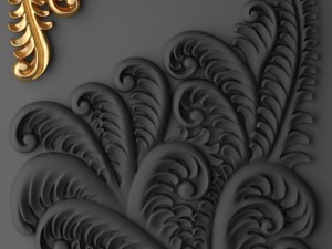 fretwork set 3d 3Dモデル