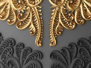 fretwork set 3d 3Dモデル