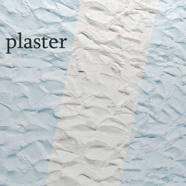 plaster 3d 3D Model .c4d .max .obj .3ds .fbx .stl .blend 