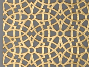lattice arab panel 3D-Modell