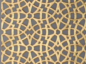 lattice arab panel 3D-Modell