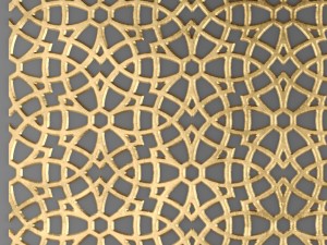lattice arab panel 3D-Modell