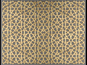 lattice arab panel 3D-Modell