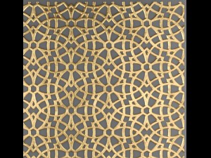 lattice arab panel 3D-Modell