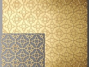 lattice arab panel 3D मॉडल