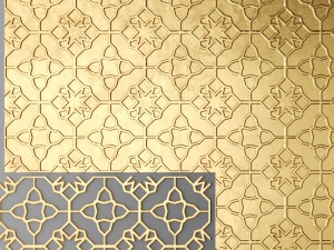 lattice arab panel 3D 모델