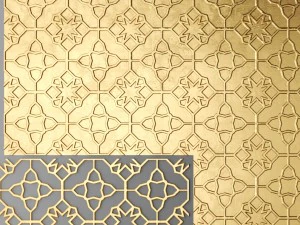 lattice arab panel 3D Model
