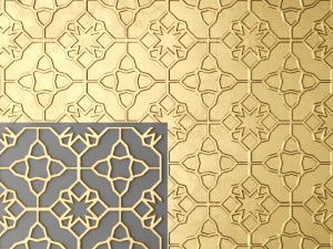 lattice arab panel 3D Model