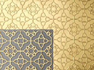 lattice arab panel 3D Model
