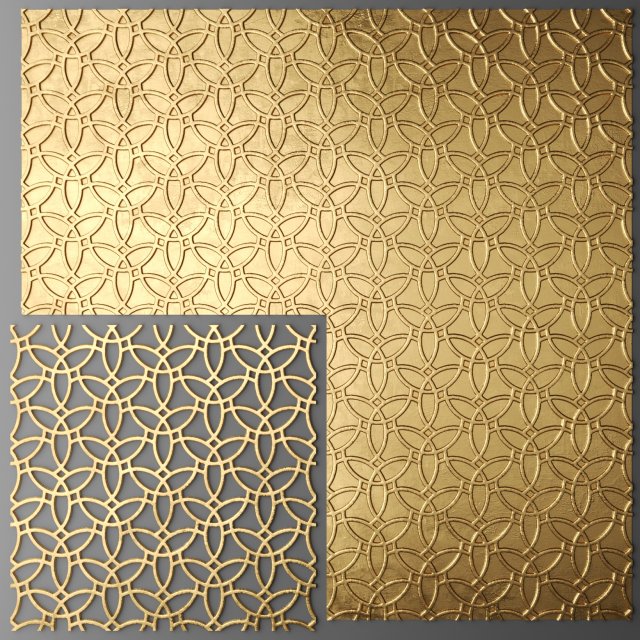 panel lattice grille 3D Модель .c4d .max .obj .3ds .fbx .stl .blend 