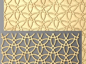 panel lattice grille 3D Модель
