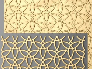 panel lattice grille 3D Model