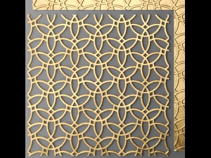 panel lattice grille 3D Модель