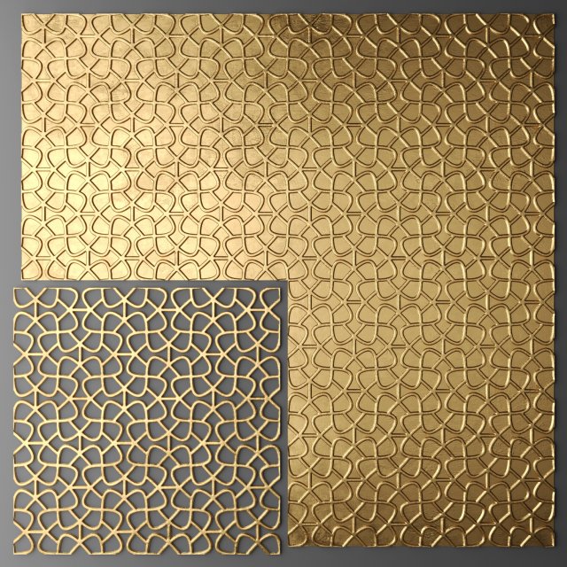 panel lattice grille 3Dモデル .c4d .max .obj .3ds .fbx .stl .blend 