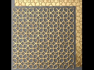 panel lattice grille 3Dモデル