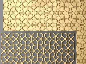 panel lattice grille 3D Model