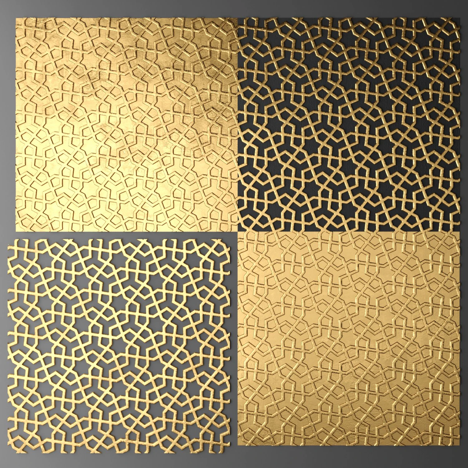 lattice arab panel 3D Model .c4d .max .obj .3ds .fbx .stl .blend 
