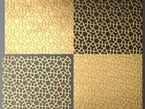 lattice arab panel Modèle 3D