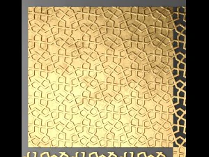 lattice arab panel 3D Model