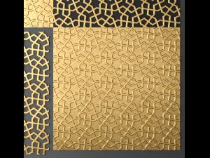 lattice arab panel 3D Model