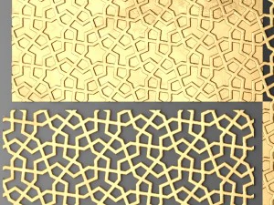 lattice arab panel 3D Model