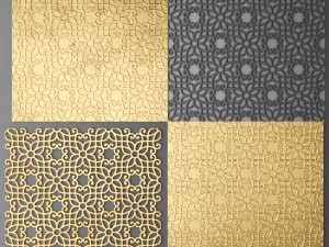 lattice arab panel 3D 모델