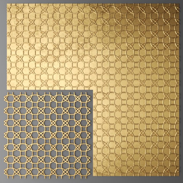 panel lattice grille 3D Модель .c4d .max .obj .3ds .fbx .stl .blend 