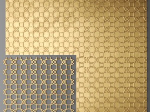 panel lattice grille 3D Model